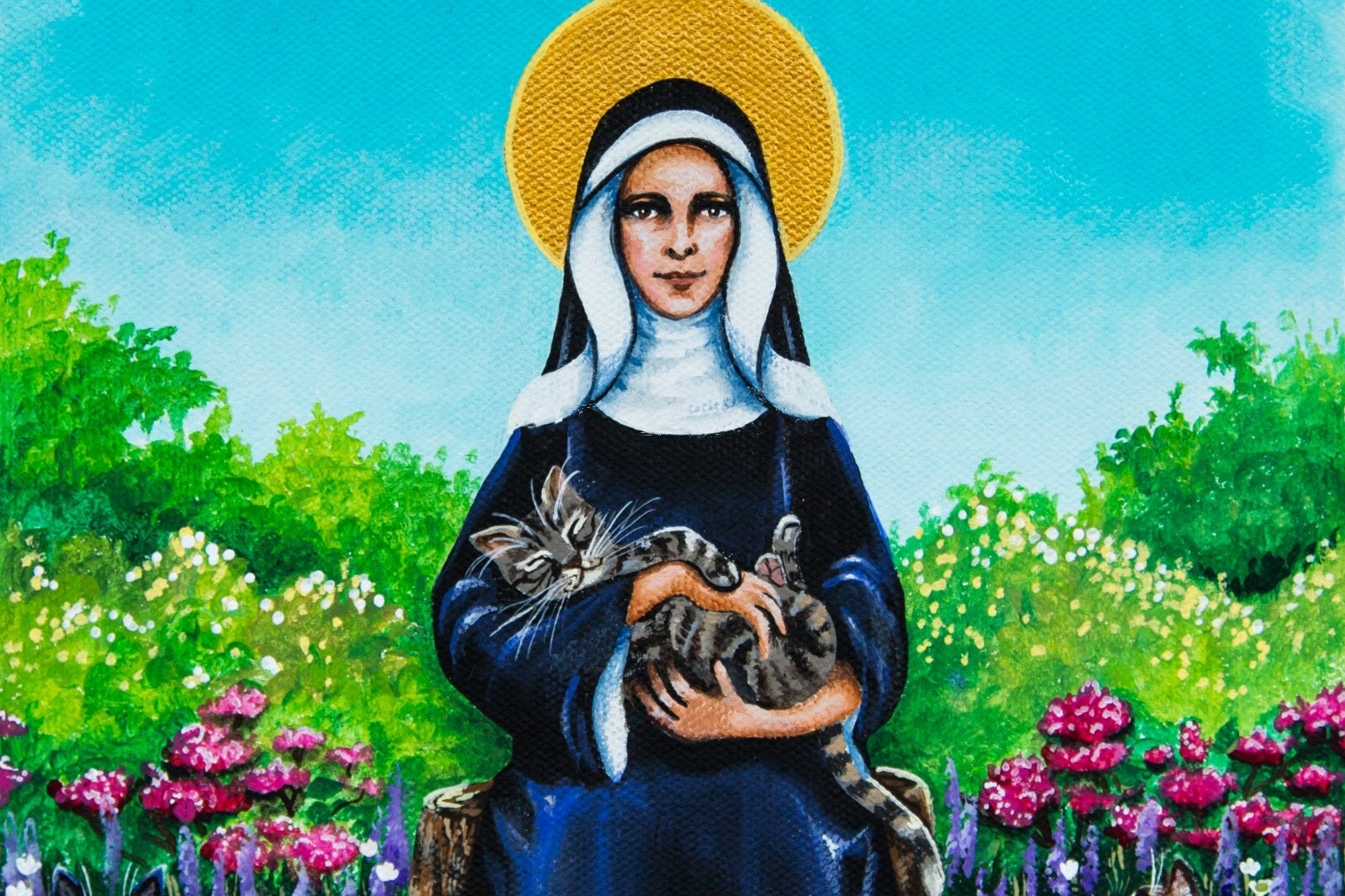 st gertrude patron saint of cats